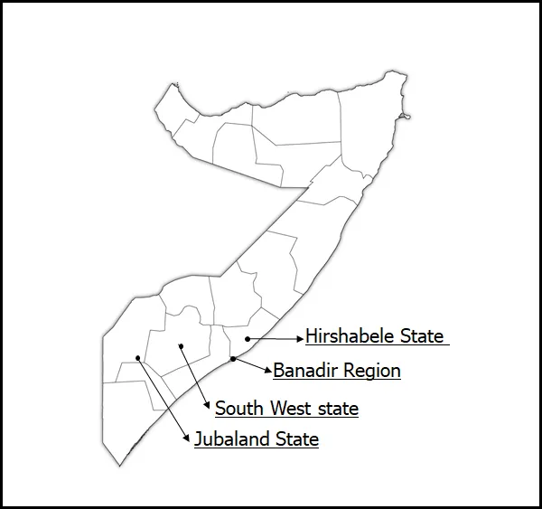 SORDES Somalia Map