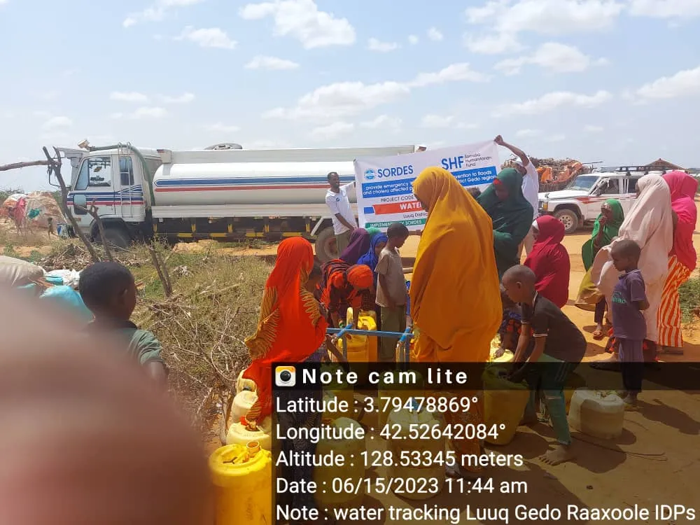 Water distribution in Luuq